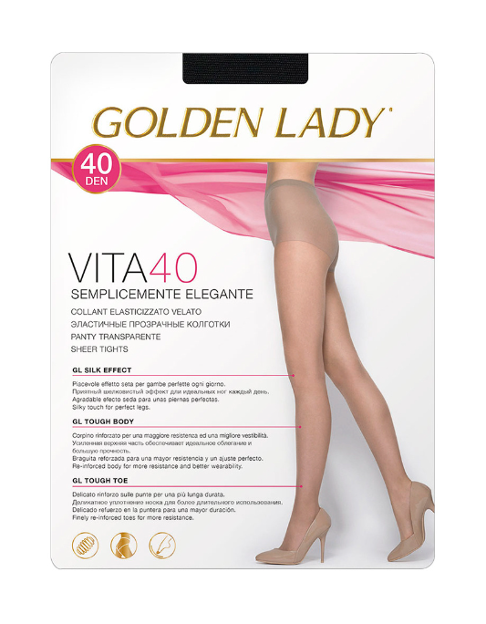 

Колготки Golden Lady Vita 40 den nero р. 5