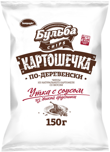 

Чипсы Бульба Chips утка в соусе из дикой брусники 150 г