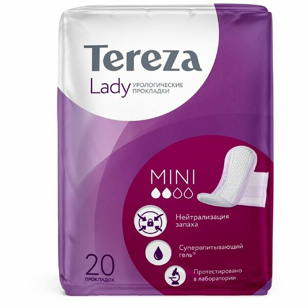 Прокладки урологические TerezaLady Mini 20 шт