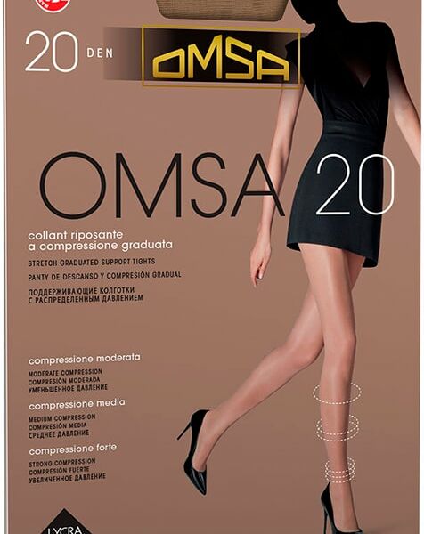 Колготки Omsa Omsa 20 Caramello Карамельный Размер 4