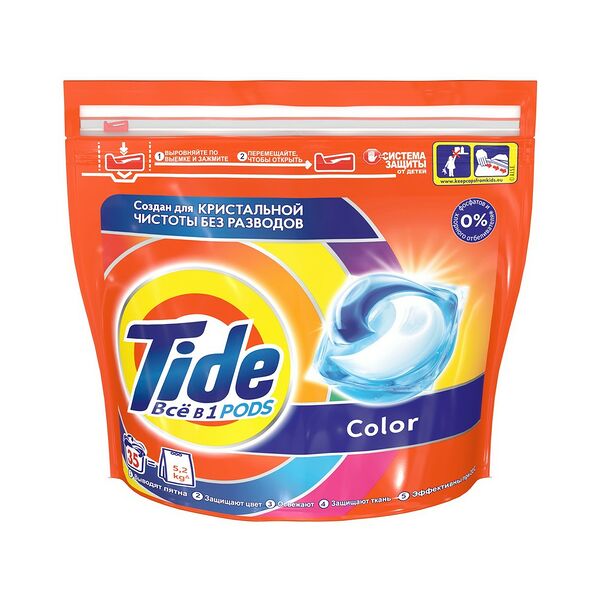 TIDE СМС жидк. в растворимых капсулах Color 35х22.8г