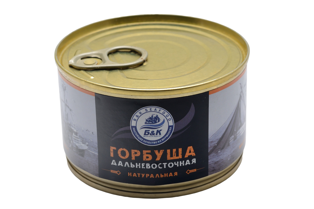 

Горбуша куски Б&К натуральная стерилизованная 240 г