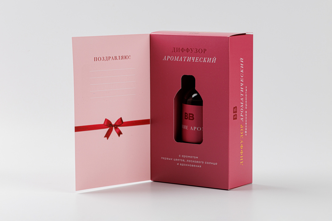 

Диффузор ароматический "Весенние ароматы" с открыткой