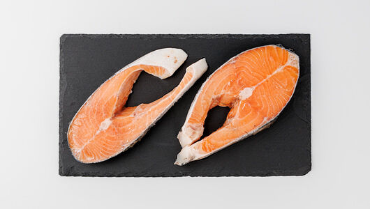 Семга атлантическая Вкусвилл стейк замороженный