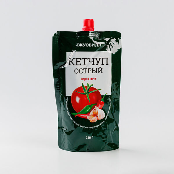 Кетчуп острый ВкусВилл, 280г