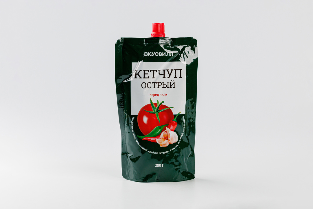 

Кетчуп острый ВкусВилл, 280г