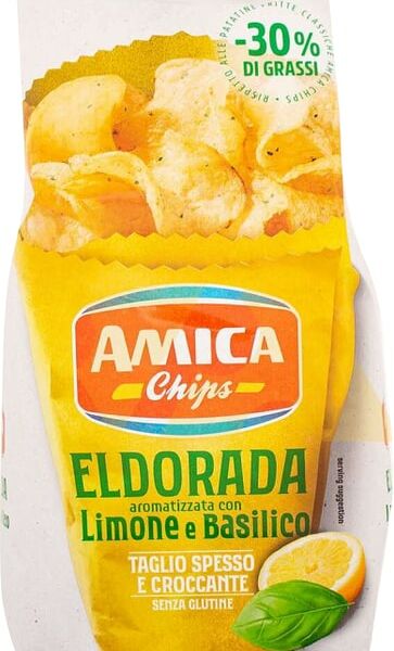 Чипсы Amica Chips Eldorada с лимоном и базиликом 130г