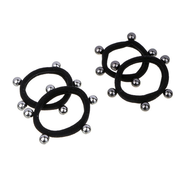 Резинки для волос Юниlook acs-63 5 см полиэстер пластик 2 цвета в ассортименте 2 шт.