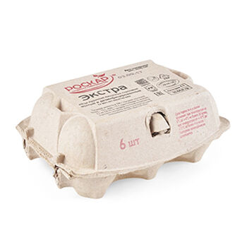 Яйцо куриное Роскар Экстра мытое С1, 6 шт.