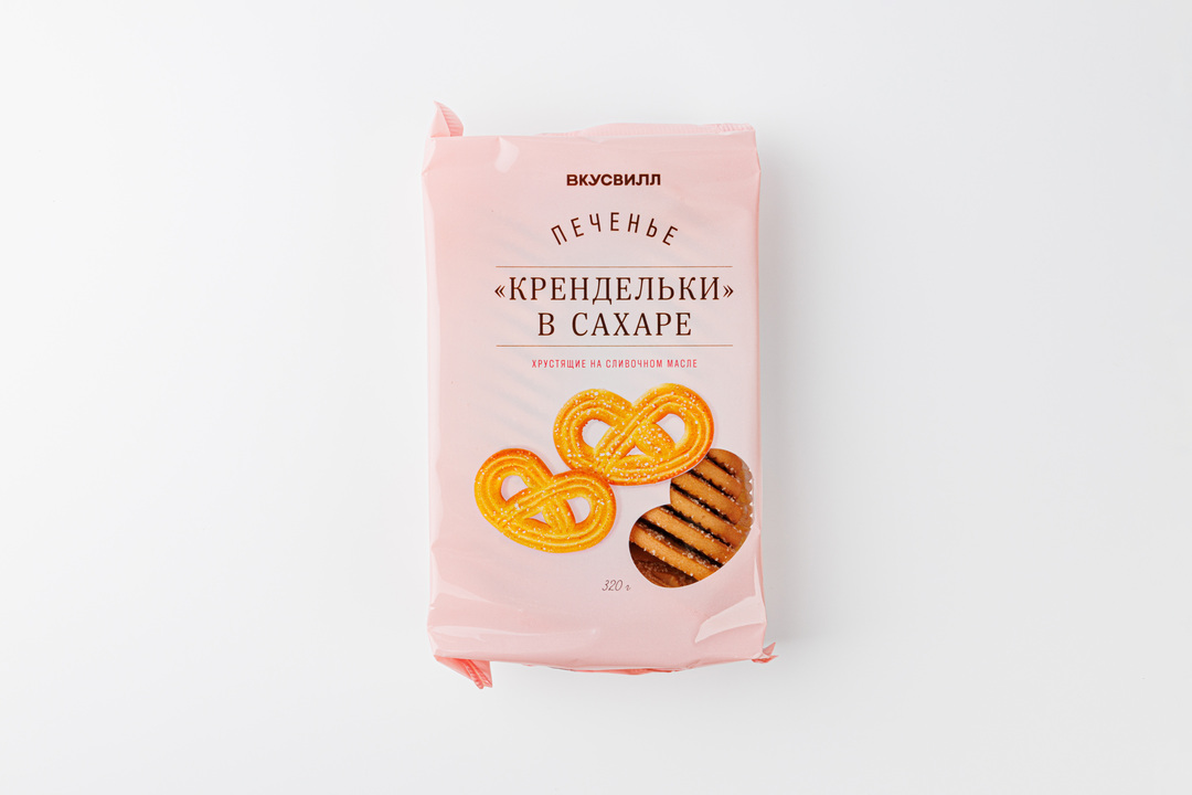 

Печенье ВкусВилл Крендельки в сахаре 320 г