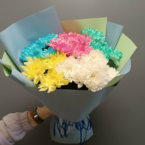 Пять хризантем