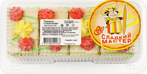 Пирожное СЛАДКИЙ МАСТЕР Сладкоежка 300 г