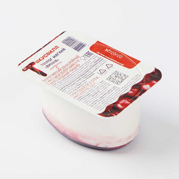 Творог мягкий Вишня 6%