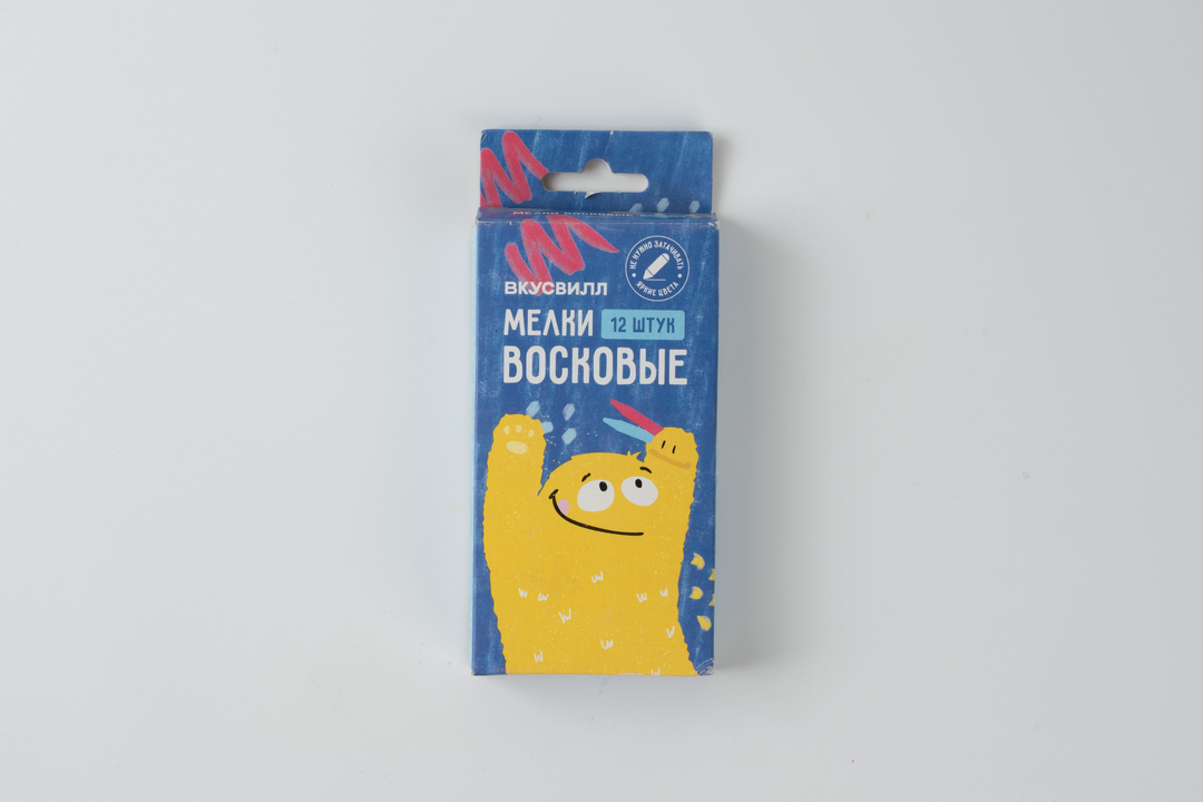 

Мелки восковые, 12 цветов