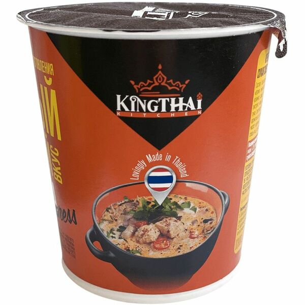 Крем-суп Kingthai Kitchen со вкусом Том Кха быстрого приготовления 35 г