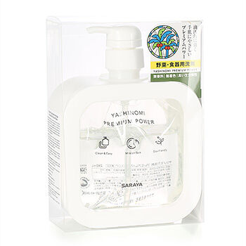 Средство для мытья посуды Yashinomi Premium Power пластиковый флакон с дозатором Saraya Co Ltd