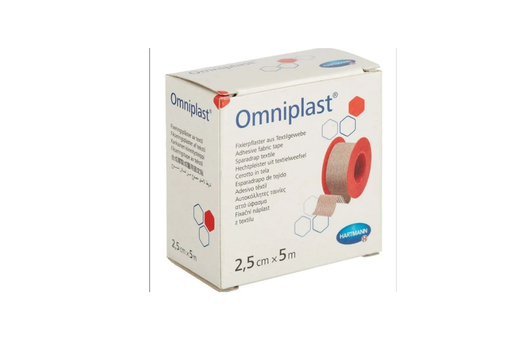 

Пластырь Hartmann Omniplast из текстильной ткани 2.5 см х 5 м