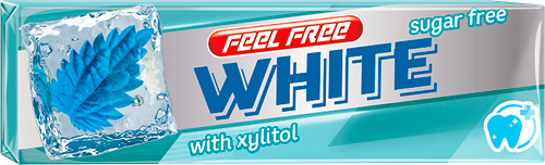 Жевательная резинка FEEL FREE с ароматом мяты, без сахара, в подушечках, 14г