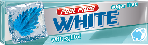 

Жевательная резинка FEEL FREE с ароматом мяты, без сахара, в подушечках, 14г