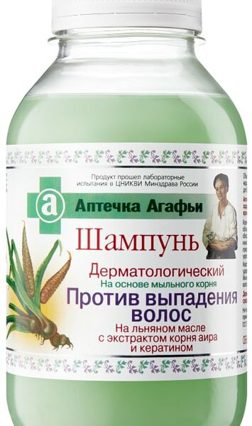 Шампунь для волос Рецепты бабушки Агафьи Аптечка Агафьи Против выпадения 300мл
