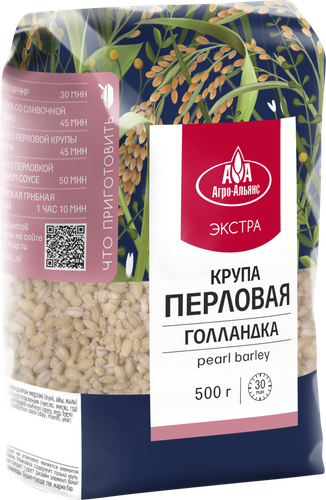 

Крупа перловая Агро-Альянс экстра голландка 500 г