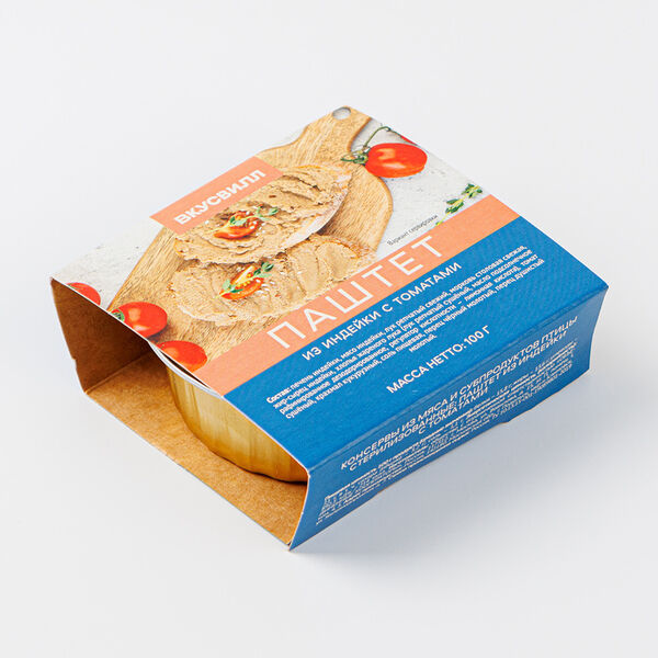 Паштет из индейки с томатами, 100г