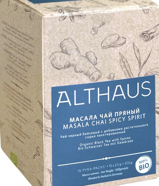 Чай черный Althaus Масала чай Пряный 15*2.5г