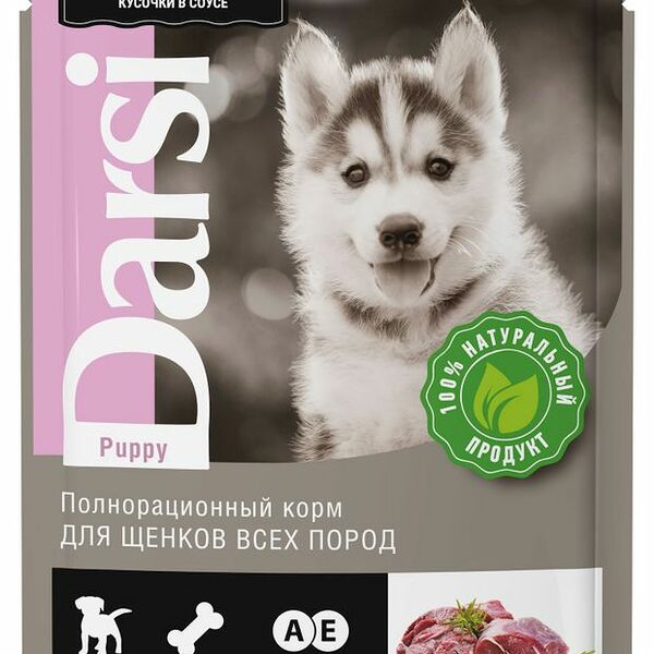 Корм для собак влажный Darsi Телятина с морковью 85 г