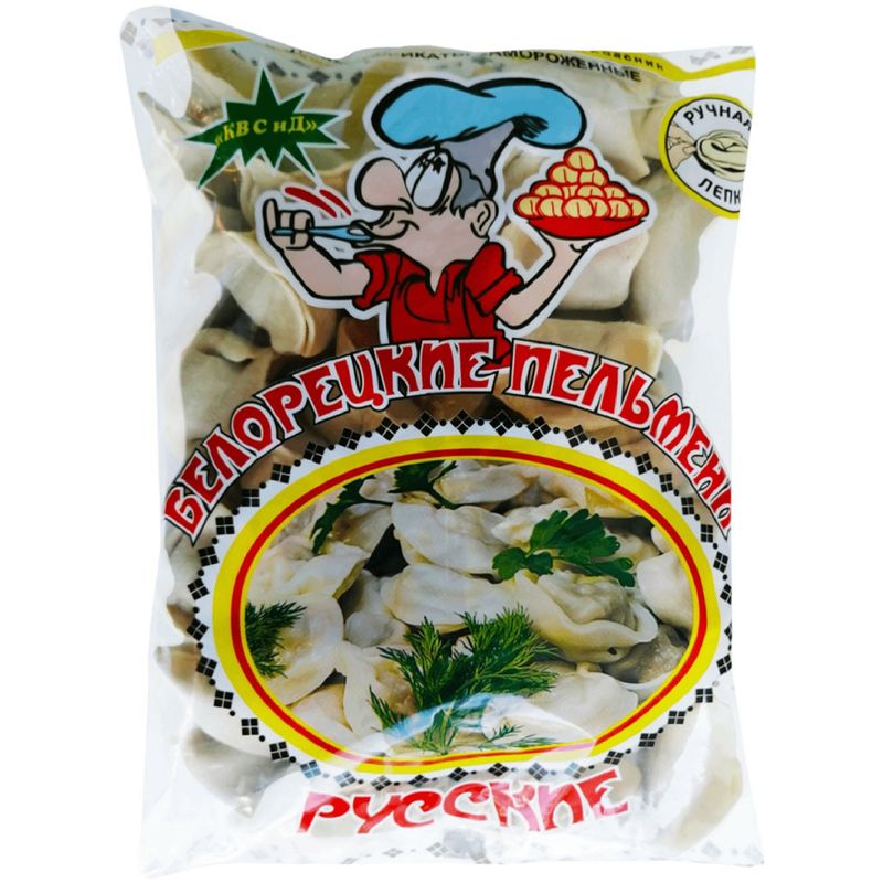 

Пельмени Белорецкие пельмени Русские, 900 г