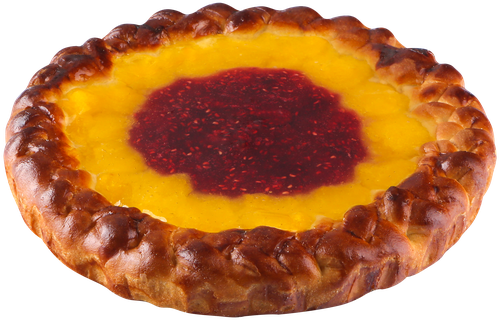 

Пирог Лента Fresh c малиной и ванильным кремом весовой