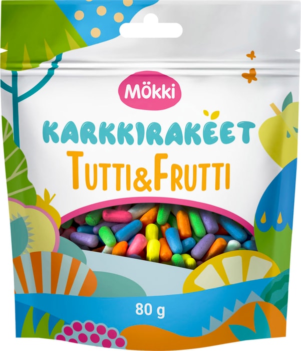 

Драже мармеладное Mokki супер жевательное креззи-джелли Тутти-фрутти 80 г
