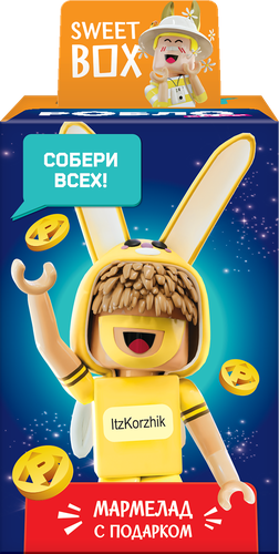 

Мармелад Sweet Box Роблоксеры с игрушкой-сюрпризом 10 г