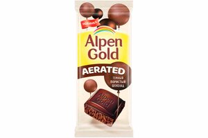 Шоколад Alpen Gold Aerated темный пористый в Магнит со скидкой –38%