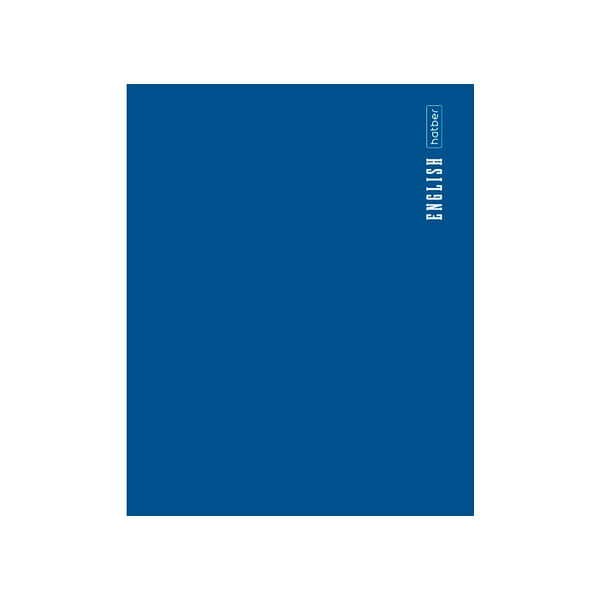 Тетрадь предметн Английский язык 48л А5ф клетка 65г/кв.м на скобе пластик обложка 48Т5Вd1_31097