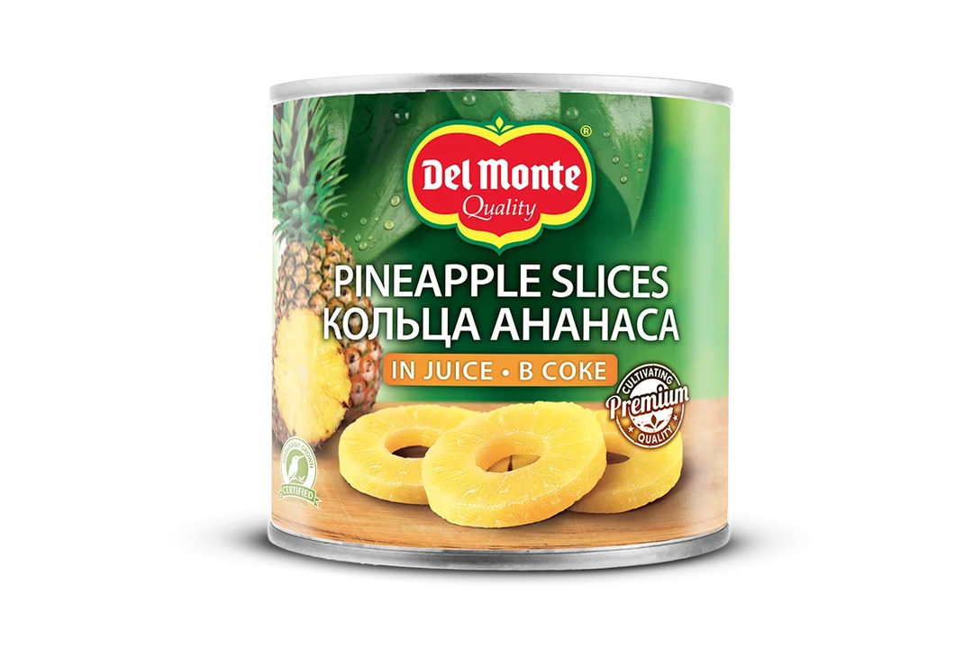 

Ананасы Del Monte кольца в соке 435 г