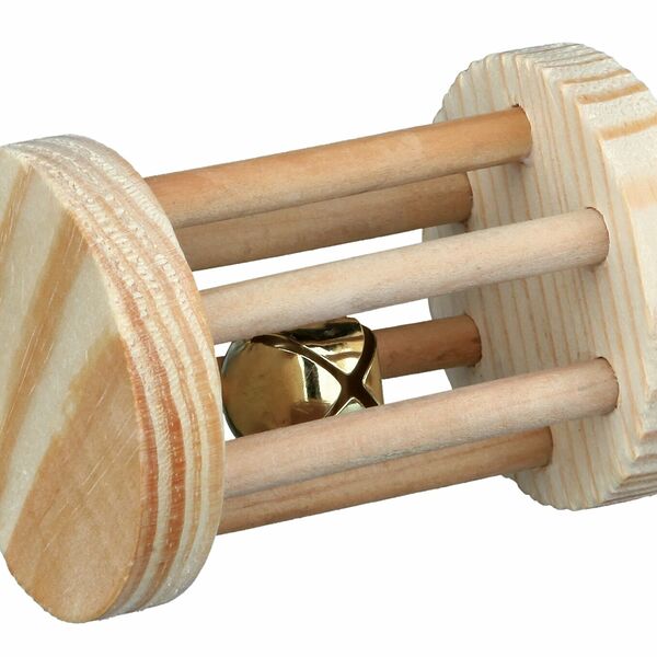 Trixie 6184 Барабан с бубенчиком игрушка для грызунов, 5 × 7 см