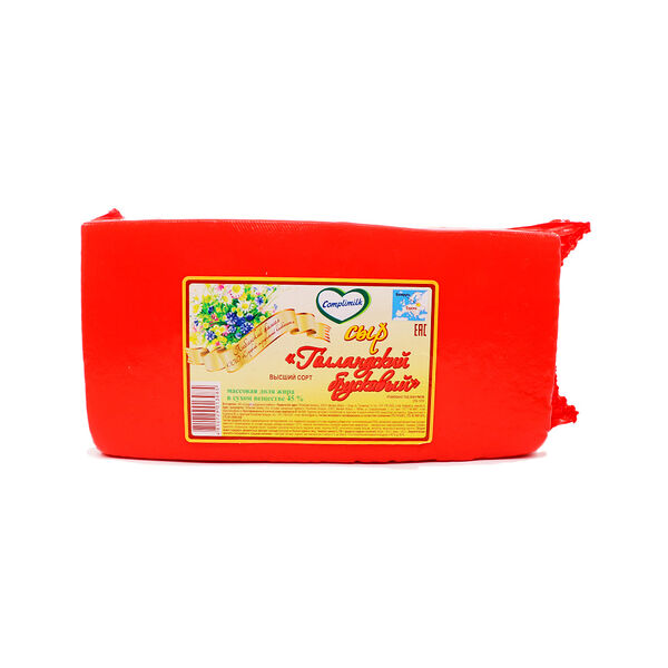 Сыр п/тв Голландский 45% брус вес Слуцкий СК