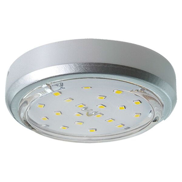 Светильник Ecola накладной, легкий, GX53, серебро