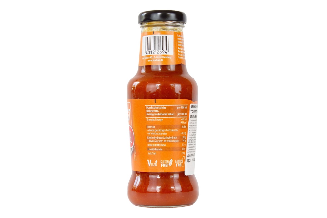 

Соус карри Kuhne Curry sausage sauce томатный с луком, карри и имбирем 250 г