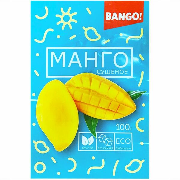 Манго Bango! сушеное 100г