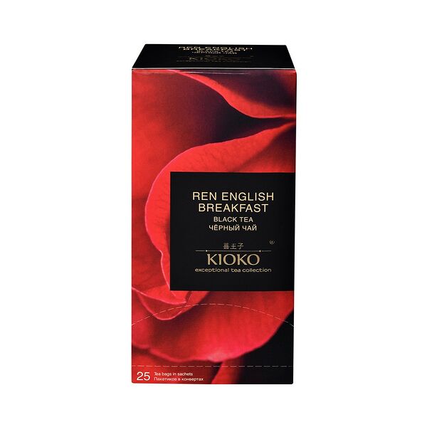 Чай черный KIOKO REN ENGLISH BREAKFAST в конвертах 25х2,2г Россия