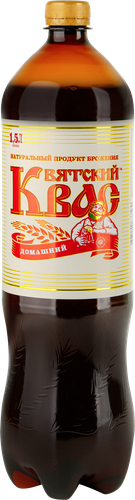 

Квас Вятич Домашний фильтрованный 1.5 л