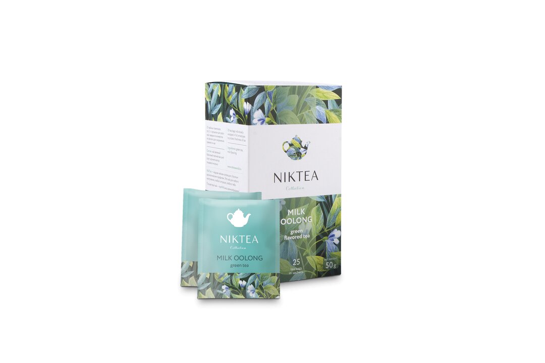 

Чай зеленый Niktea Milk Oolong Молочный улун 25 пакетиков 50 г