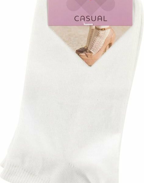 Носки женские Casual цвет: белый ТМ XOX
