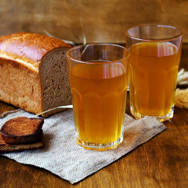 Квас домашний живого брожения нефильтрованный