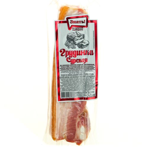 

Грудинка ЗНАТЬ Сурская в/к вес до 1.0кг