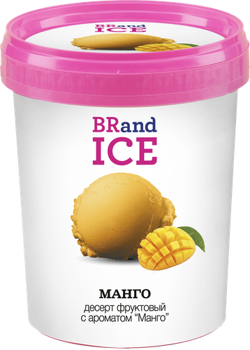 

Десерт замороженный BRandICE манговый сорбет 380 г