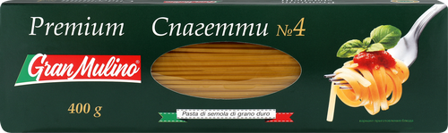 

Макароны Granmulino Спагетти №4 Премиум 400 г