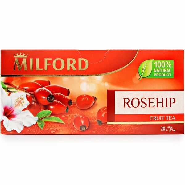 Чай фруктовый Milford Rosehip в пакетиках 20пак 40г