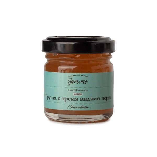 Джем byJam.me со вкусом Груша с тремя видами перца, 40г 